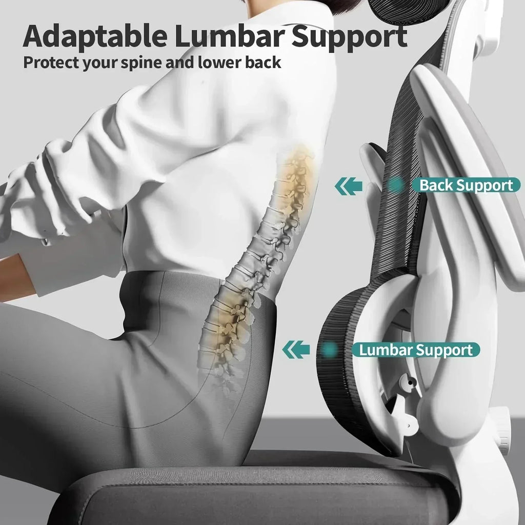 Office Chair Ergonomic Desk Chair 330 lbs Home Mesh Desk Chair Comfortable Gaming Chair