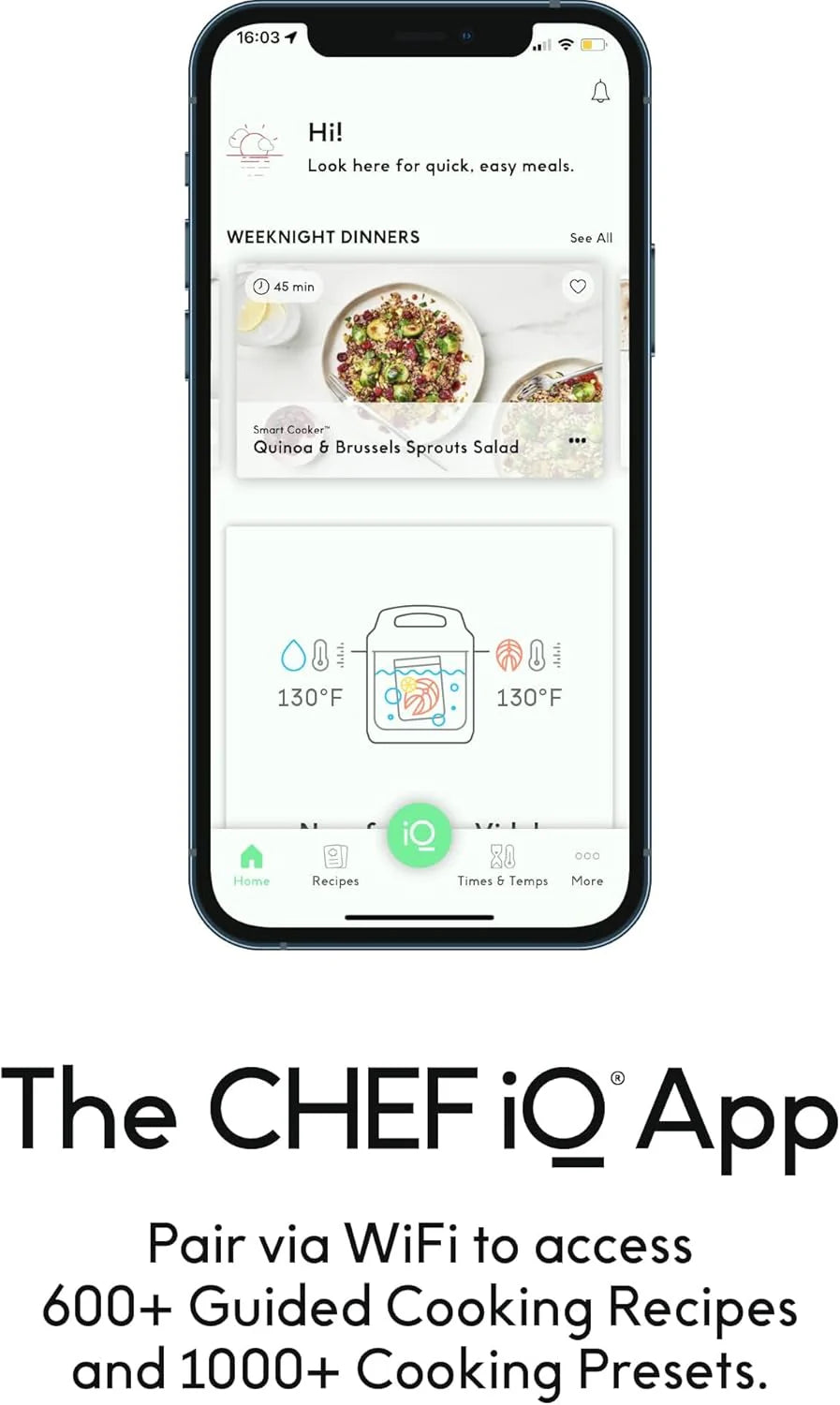 CHEF iQ Smart Pressure Cooker with WiFi and Built-in Scale - Easy-to-use 10-in-1 Multi-Cooker Rice Cooker, Slow Cooker, Instant Meal for Foodies