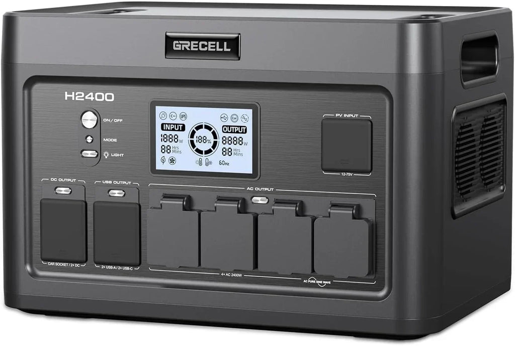 Portable Power Station 300W (Peak 600W) 230.88Wh Solar Generator 60W USB-C PD Output